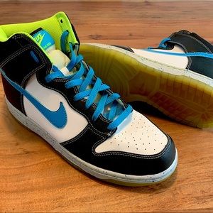 Dunk High AS Premium 'White Blue Glow' 558493-143